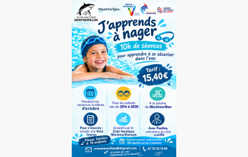 J'apprends à nager